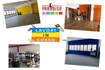 LAVORI IN CORSO ALLA NUOVA PALESTRA PARADISO